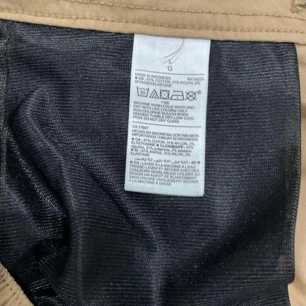 Old Navy Built-In Flex 7 Inch Inseam Khaki Drawstring Shorts Men's Size L